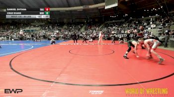 89 lbs Quarterfinal - Samuel Svitana, Truckee vs Cruz Evans, Warriors Of Christ (WOC)