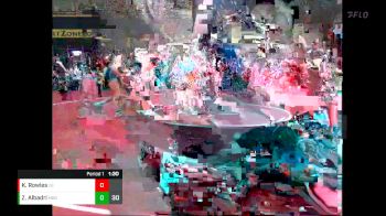 122 lbs Round 1 (6 Team) - Kyla Johnson, Indiana INFERNO GOLD vs Audrey Scherer, Missouri BattleGear White