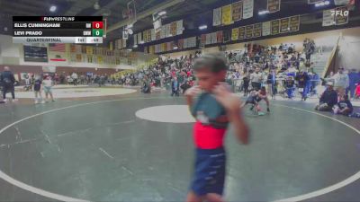 53 lbs Quarterfinal - Ellis Cunningham, Reign Wc vs Levi Prado, Deep Waters Wrestling