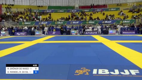 RAFAEL GRÔNER DO NASCIMENTO vs DEIVID MANOEL R. DA SILVA 2023 Brasileiro Jiu-Jitsu IBJJF