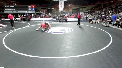 285 lbs Noah Huss, TCWA - Tri-Counties Wrestling Association vs Brian Haas, LAWA - Los Angles Wrestling Association
