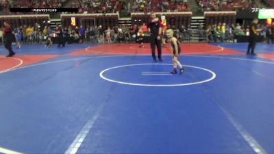 54 lbs Champ. Round 1 - Oakley Miner, Laurel Matburners vs Colt O`Brien, Team Real Life