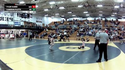 138 lbs 1st Place Match - Tyler Ulmer, New Philadelphia vs Cameron Plotts, Perry (Massillon)