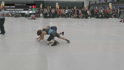 144 lbs Cons. Rd Of 16 - Isaac Lowe, Lake Gibson Braves vs Preston Schneider, Team Nazar Training Center