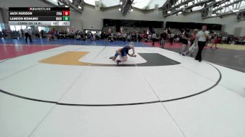 110-I lbs Consi Of 16 #1 - Jack Hudson, Stratton Trained vs Landon Bonamo, Rocky Point