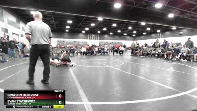 119 lbs Round 3 (8 Team) - Grayson Debevoise, CP Wrestling Academy vs Evan Stachewicz, Dundee Wrestling