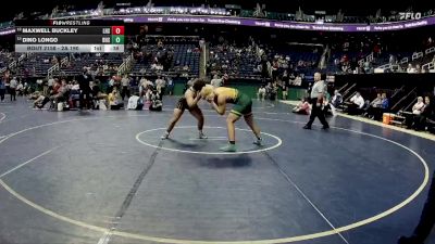 2A 190 lbs Cons. Round 1 - Maxwell Buckley, Lincolnton High School vs Dino Longo, Bunn High School