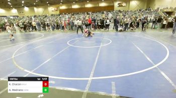 Semifinal - Khloe Chacon, Orland Wrestling vs Aubrey Medrano, Corning Sharks