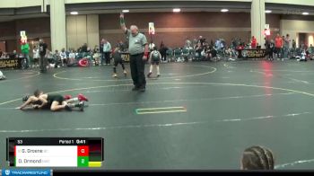 53 lbs 3rd Place Match - Gabriel Groene, Spatola Wrestling vs Oscar Ormond, Pinning Pythons