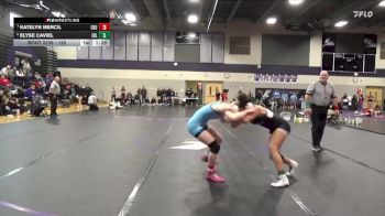 125 lbs 5th Place Match - Katelyn Mercil, Cedar Rapids Jefferson vs Elyse Caviel, Iowa City Liberty