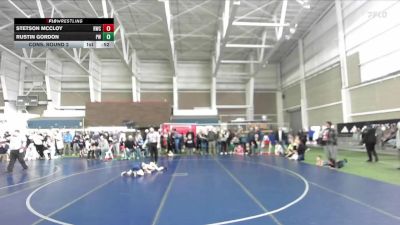 62 lbs Cons. Round 2 - Rustin Gordon, Preston Warriors vs Stetson McCloy, Rawlins Wrestling Club