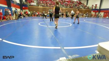115 lbs Round Of 16 - Aubrie Smittle, Wagoner Takedown Club vs Alexis Bishop, Bristow Elementary Wrestling Club