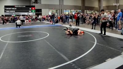 90 lbs Cons. Round 1 - Ben Wirtz, Carroll vs Wyatt Hille, Bonner Springs