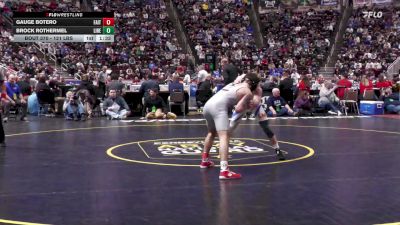 121 lbs Semifinal - Gauge Botero, Faith Christian vs Brock Rothermel, Line Mountain