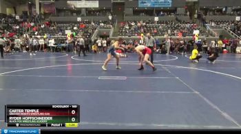 160 lbs Quarterfinal - Carter Temple, Greater Heights Wrestling-AAA vs Ryder Hoffschneider, Black Fox Wrestling Academy