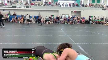 105 lbs Quarterfinals (8 Team) - Luke Richards, U2 Upstate Uprising vs Kalob Rodriguez, Elite Misfits