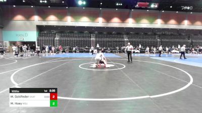 165 lbs Consi Of 16 #2 - Michael Goldfeder, Unattached vs Miles Hoey, Michigan State