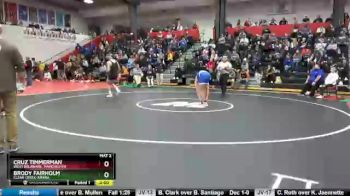 Round 2 - Cruz Timmerman, West Delaware, Manchester vs Brody Fairholm, Clear Creek-Amana