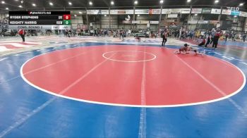 100 lbs Cons. Round 2 - Ryder Stephens, Spearfish vs Keighty Harris, Valley City Express Wrestling