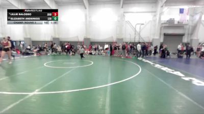 155 lbs Champ. Round 3 - Elizabeth Anderegg, Lehi vs Lillie Balosso, Juab