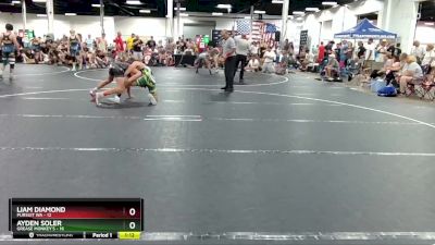 132 lbs Round 3 (6 Team) - Ayden Soler, Grease Monkey`s vs Liam Diamond, Pursuit WA