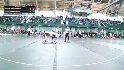 141 lbs Champ. Round 1 - Jacob Brennamen, Edinboro vs Evan Herriman, Michigan State