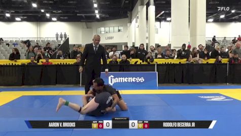 Rodolfo Becerra Jr vs Aaron V. Brooks 2025 World IBJJF Jiu-Jitsu No-Gi Championship