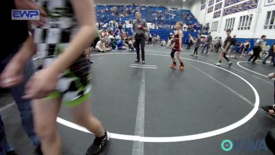 85 lbs Consolation - Evan Taylor, Little Axe Takedown Club vs Reid Botchlet, Choctaw Ironman Youth Wrestling