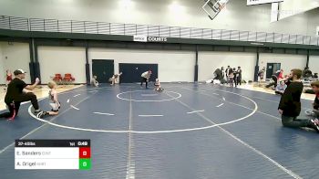 37-40 lbs Rr Rnd 1 - Easton Sanders, Contender Wrestling Academy vs Alexander Origel, North Newton