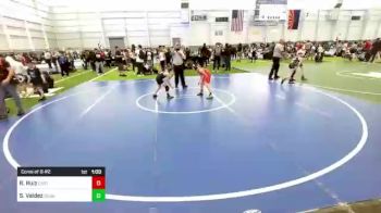 78 lbs Consi Of 8 #2 - Ricardo Ruiz, East Sabers vs Santi Valdez, Rough House