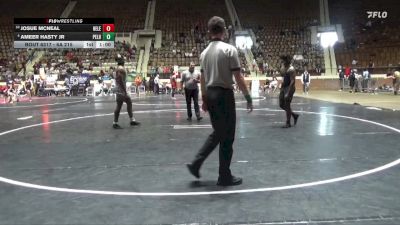 6A 215 lbs Cons. Round 4 - Ameer Hasty Jr, Pelham vs Josue Mcneal, Helena