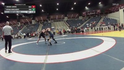 125 lbs Quarterfinal - Jesse Lewis, Southeastern vs Ryan Hirchert, Reinhardt University (GA)
