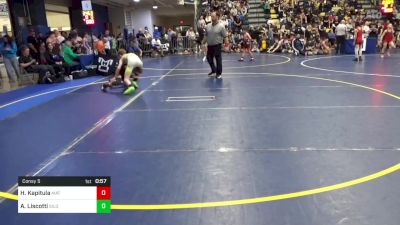 108 lbs Consy 5 - Hunter Kapitula, Mat Assassins vs Antonio Liscotti, Silo WC