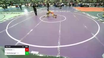 95 lbs 7th Place - David Chacon, RedWave Wrestling vs Thunder Sollenberger, Primus