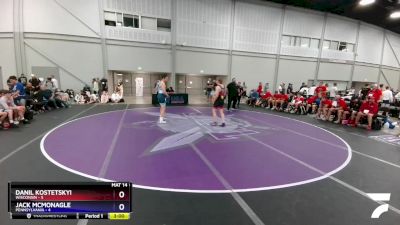 160 lbs Semis & 3rd Wb (16 Team) - Danil Kostetskyi, Wisconsin vs Jack McMonagle, Pennsylvania