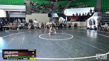 146 lbs Semifinals (8 Team) - Cooper Brooks, Jasper vs Josh Draskovic, Scottsboro