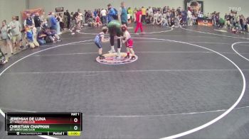 38 lbs Cons. Semi - Christian Chapman, Jet Wrestling Club vs Jeremiah De Luna, Jet Wrestling Club