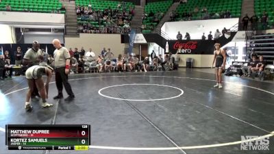 128 lbs Semifinals (8 Team) - Kortez Samuels, Jasper vs Matthew Dupree, Scottsboro