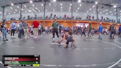 60 lbs Cons. Semi - Hayden Patch, Hard Rock Rams vs Mason Oliver, Summerville Takedown