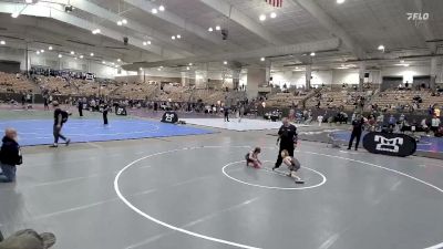 60 lbs Cons. Round 2 - Dallas Pierce, SWARM vs Asa James, Forrest Youth Wrestling