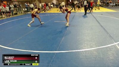 102 lbs Cons. Round 3 - Lane Taylor, Wabasso vs Bly Scott, Worthington