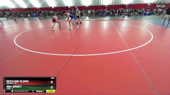 144 lbs Round 1 (6 Team) - Rhylund Olson, Bemidji vs Ben Brisky, Lodi