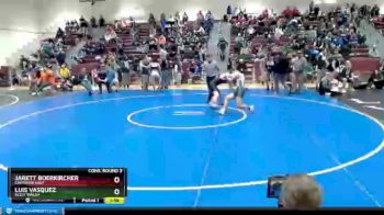 132 lbs Cons. Round 3 - Luis Vasquez, Kelly Walsh vs Jarett Boerkircher, Cheyenne East