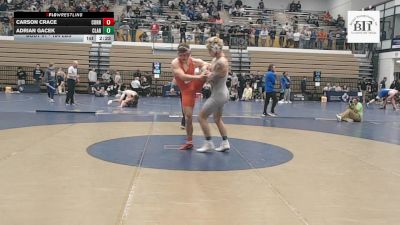 184 lbs Round Of 32 - Carson Crace, Cornell vs Adrian Gacek, Clarion