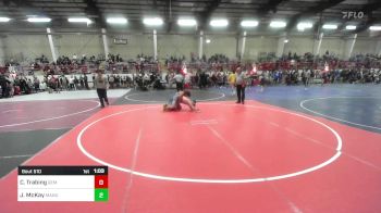 175 lbs Round Of 16 - Cutter Trabing, Gem City Grapplers vs John Paul McKay, Manu