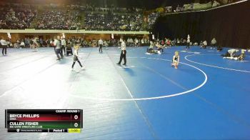 63 lbs Cons. Round 2 - Bryce Phillips, Iowa vs Cullen Fisher, Big Game Wrestling Club