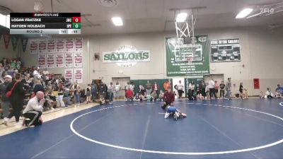 34 lbs Round 2 - Logan Fratzke, Jesup Mat Club vs Hayden Holbach, Hudson Pirate Elite