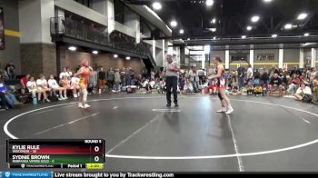 136 lbs Round 5 (6 Team) - Kylie Rule, Wisconsin vs Sydnie Brown, Nebraska Vipers Gold