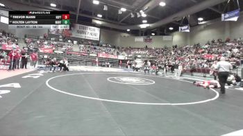 3A 144 lbs Champ. Round 1 - Kolten Layton, Manti vs Trevor Mann, North Sanpete