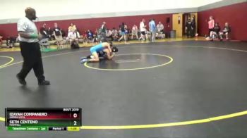 129 lbs Semifinal - Seth Centeno, Foothill vs Izayah Companero, Sierra Vista